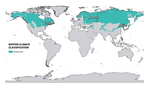 What Are the 5 Koppen Climate Classification Types? - Earth How