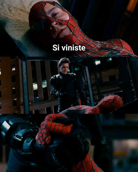 Si viniste - Spiderman - Plantilla de meme