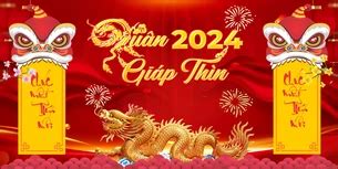 Happy New Year 2024 Dragon Vietnamese Lunar New Year | EPS Free Download - Pikbest