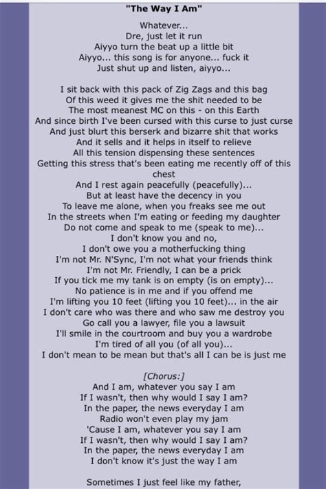 Eminem Lyrics and Quotes