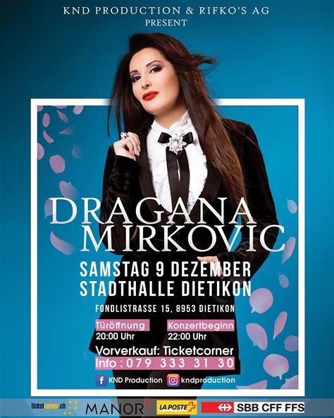 Dragana Mirkovic concert posters on Behance