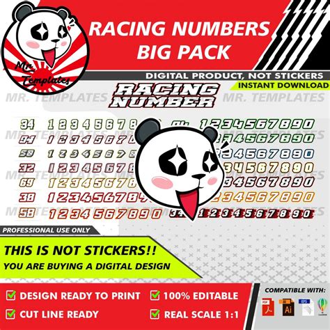 DOWNLOAD DESIGN RACING NUMBERS | MOTOPROTEMPLATES