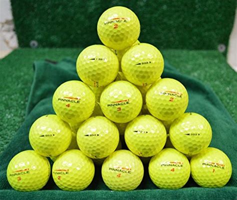 100 Pinnacle Gold Yellow 5a Golf Balls