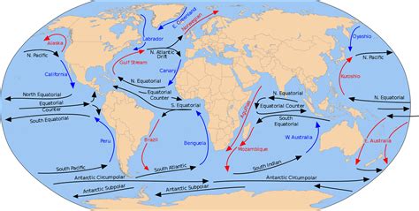 Corrientes oceánicas: características, tipos y funcionamiento | Corriente oceánica, Mapas del ...