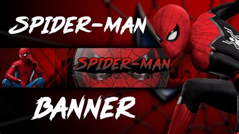 Custom SpiderMan banner for YouTube// SPIDERMAN ART BANNER NEW DESIGN - YouTube