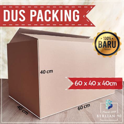 Jual Dus Packing 60x40x40 cm Kardus Box Packing Polos Box Besar Kardus Besar | Shopee Indonesia