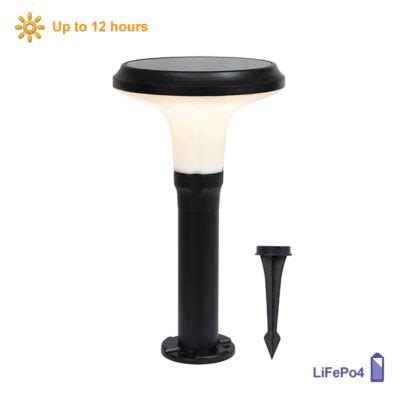 Outdoor Solar Garden Bollard Lights for sale online