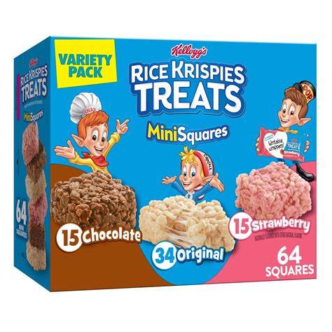 Buy Rice Krispies Treats Mini Marshmallow Snack Bars, Kids Snacks ...