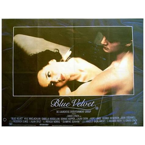 "Blue Velvet" Film Poster, 1986 For Sale at 1stDibs | blue film posters ...