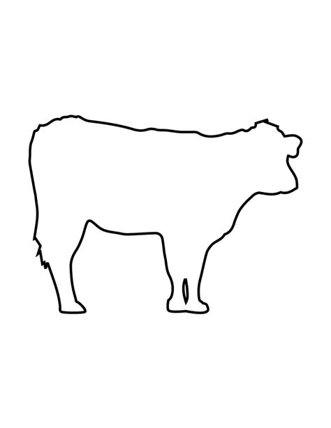 Cow Stencil | H & M Coloring Pages