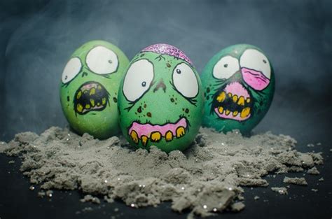 They Have Risen! Zombie Easter Eggs, From Beyond The Grave! - Riot Daily