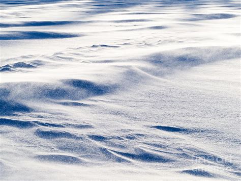 Wind Drift Snow Flying Over Snow Surface Refief Photograph by Stephan Pietzko