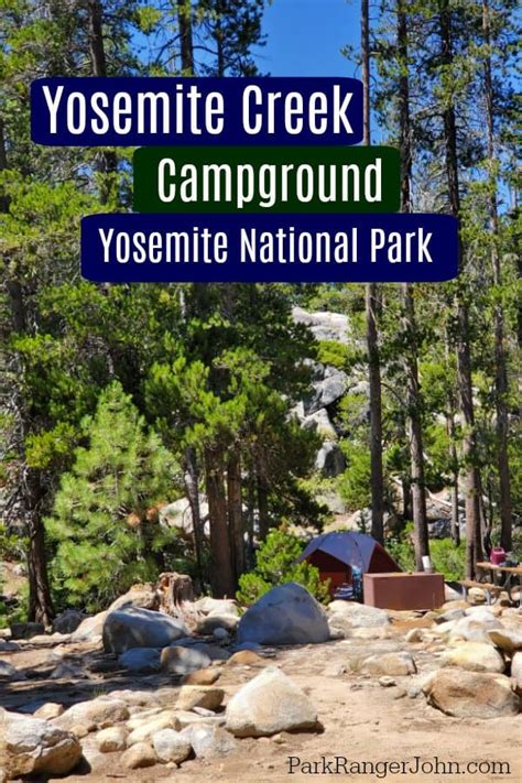 Yosemite Creek Campground - Yosemite National Park | Park Ranger John