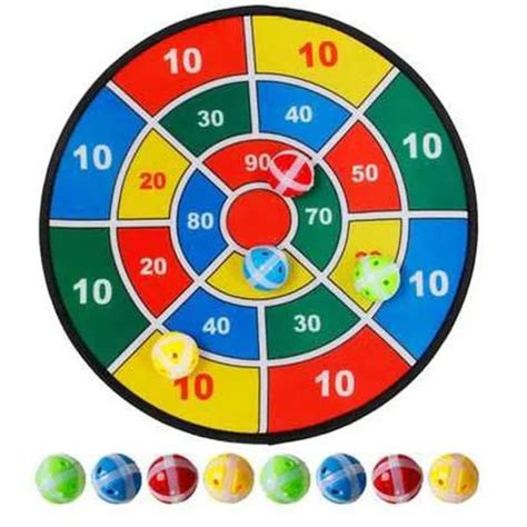 Children Dart Board Target Ball Sticky Cloth Darling Darts Sports Indoor And Outdoor Toys ...