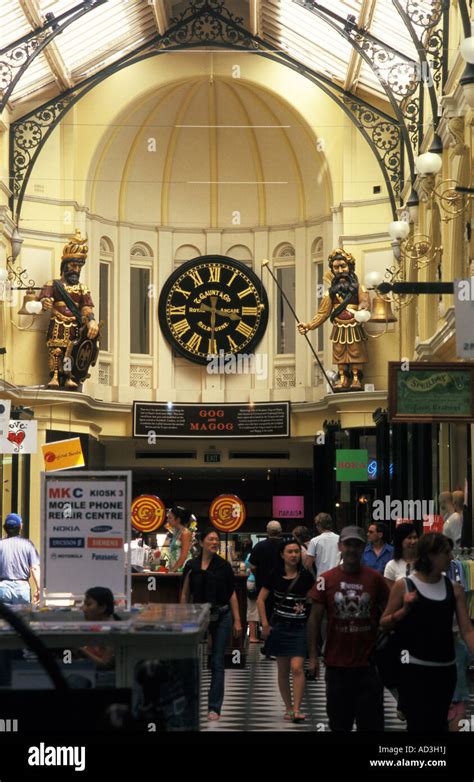 royal arcade, melbourne, victoria, australia Stock Photo - Alamy