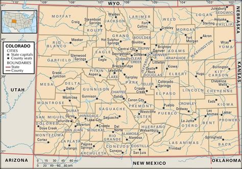 Printable Map Of Colorado Cities - Printable Maps