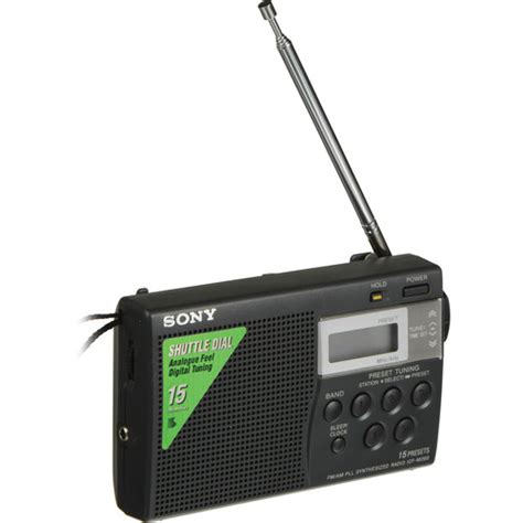 Sony AM/FM Digital Pocket Radio ICFM260 B&H Photo Video