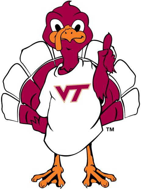 Virginia Tech Hokies Mascot Logo | Virginia Tech Hokies Logo | Virginia ...