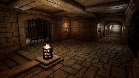 Modular Medieval Sewer Dungeon in Environments - UE Marketplace