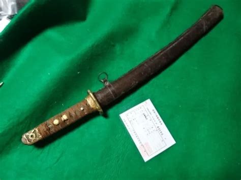 WW2 IMPERIAL JAPANESE Army Officer's Short Sword Unsigned Live Blade #02045 $879.00 - PicClick