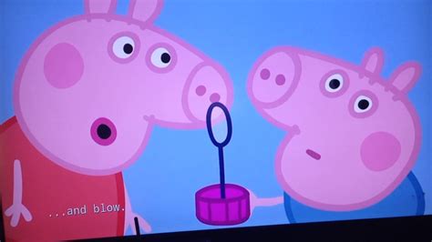 Peppa pig English episode (bubbles) - YouTube