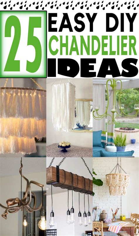 25 DIY Chandelier Ideas For All Type Of Rooms - Clairea Belle Makes