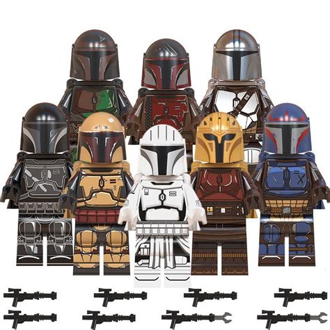 8pcs The Mandalorian Minifigures Lego Star Wars set