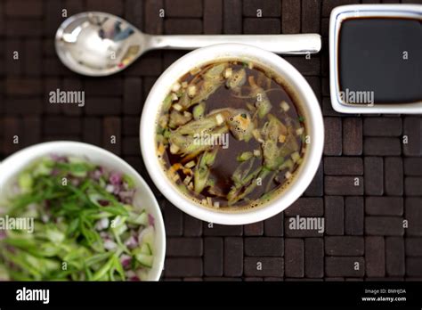 Bowl of Miso Soup Stock Photo - Alamy