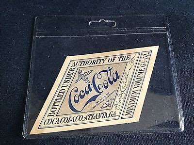 RARE Genuine 1915 Coca Cola Bottle Label | #1067348394