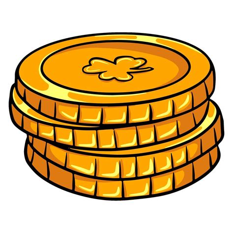 Coins illustration. A handful of gold coins. Cartoon style. 2297982 Vector Art at Vecteezy