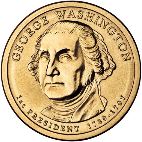 2007 P George Washington Presidential $1 Coin UNC – Portsmouth Coin ...