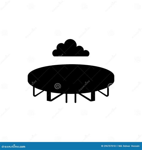 Trampoline Icon Vector Illustration | CartoonDealer.com #296707022