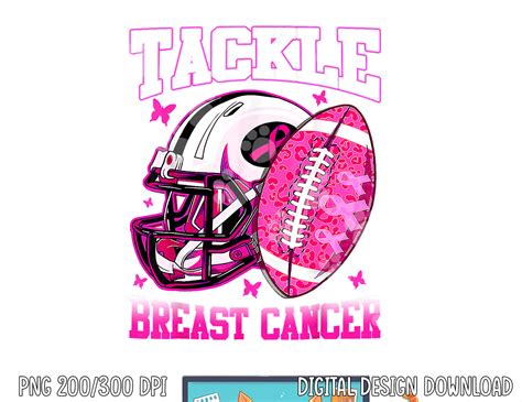 Tackle Breast Cancer Awareness Fighting American Football pn - Inspire ...