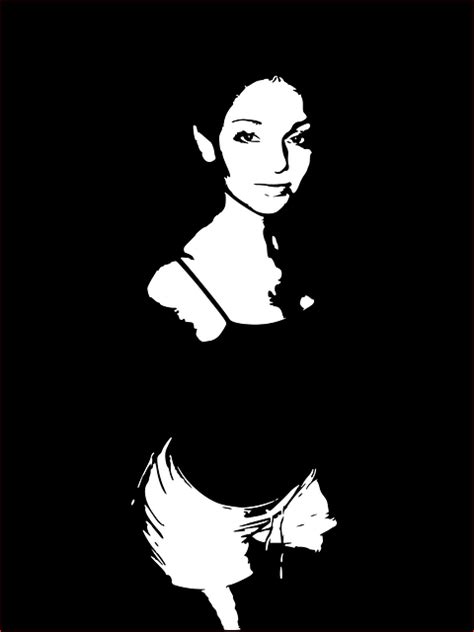 Donna Silhouette Bianco E Nero · Grafica vettoriale gratuita su Pixabay
