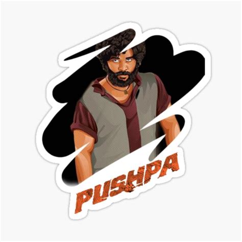 "Allu arjun pushpa movie" Sticker for Sale by MImoulidaran | Redbubble