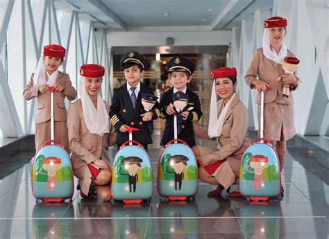 New Cabin Crew and Pilot uniforms for young Emirates fans