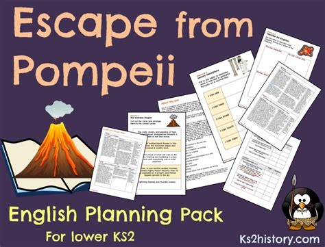 Escape from Pompeii Literacy Pack (Download) | ks2history