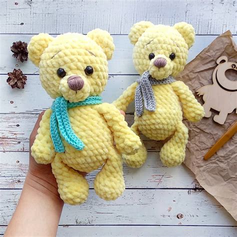 Crochet bear free pattern | Amiguroom Toys