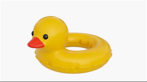 3D Duck Pool Float Inflatable Toy Swimming Tube Model - TurboSquid 1757788