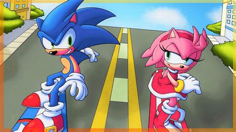 Sonic & Amy Play Sonic Adventure 2 Battle VS MODE - YouTube