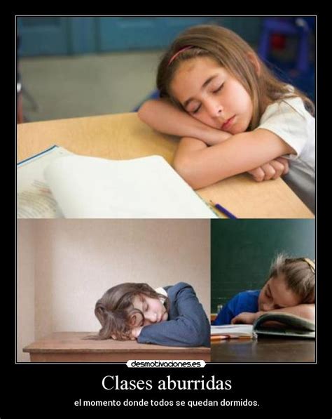 Clases aburridas | Desmotivaciones