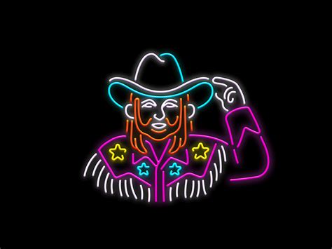 Billy Ray Cyrus Old Town Road Neon by Amy Liu on Dribbble