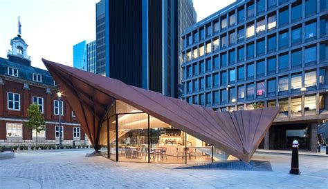 Portsoken Pavilion at Aldgate Square, London | azuremagazine.com | Pavilion architecture ...