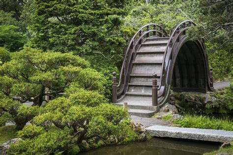 Moon Bridge - Japanese Tea Garden Photograph by Adam Romanowicz - Pixels