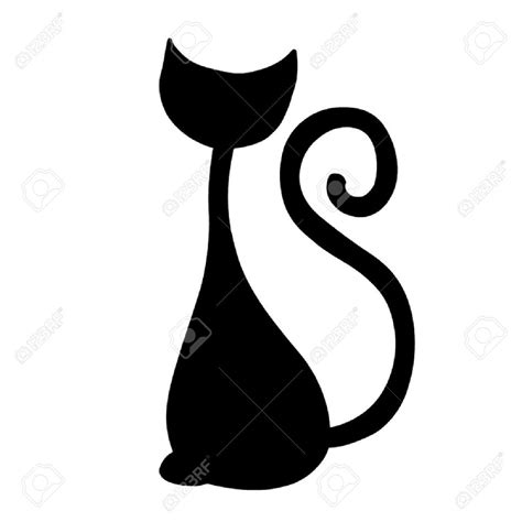 Siamese Cat Silhouette at GetDrawings | Free download