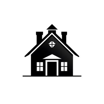 Minimalist Farm House Logo, House, Architecture, Black And White PNG Transparent Image and ...