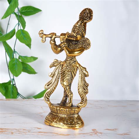 Lord Krishna Playing Flute – Pooja Sarathi