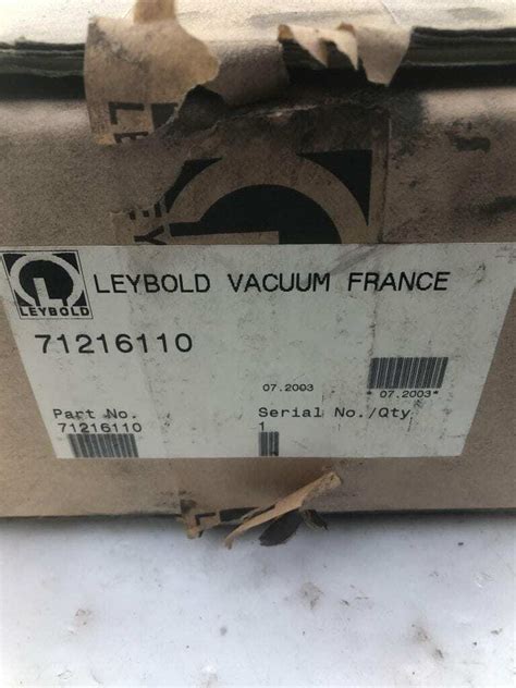 Leybold Vacuum 71216110 Replacement Pump Impeller -NIB – Moses B. Glick