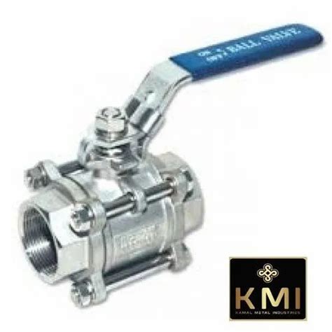 SS IC 3 Way Ball Valve Threaded, Custom Ball Valve, बॉल वाल्व - Kamal ...