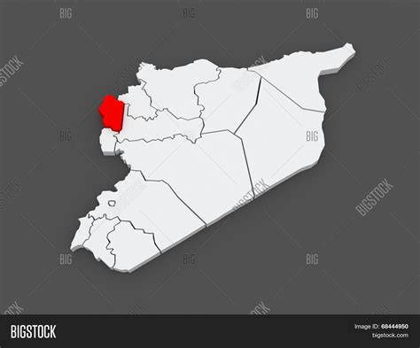 Map Latakia. Syria. 3d Image & Photo (Free Trial) | Bigstock